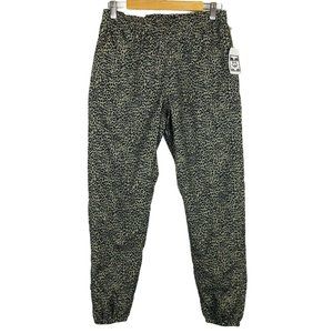 Obey Worldwide Joggers Animal Print Tan Black